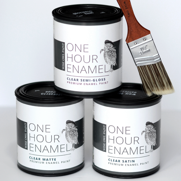 One Hour Enamel Topcoat - Clear Semi Gloss